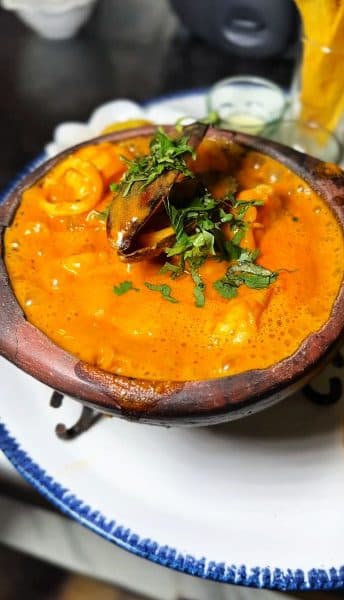 Cazuela de mariscos