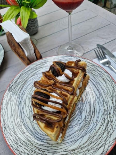 Waffle bombon